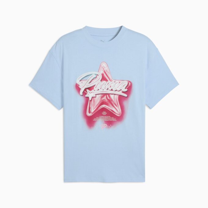 Shooting Stars Basketball Star Graphic T-skjorte