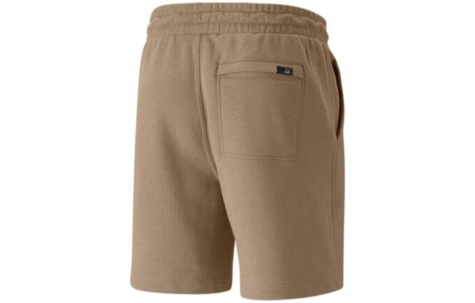 Shorts med liten logo «Brun»