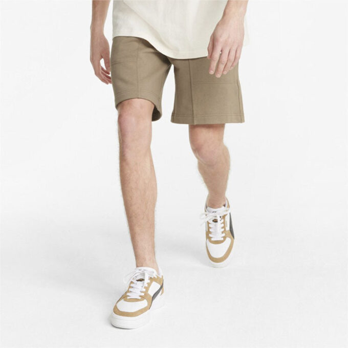 Shorts med liten logo «Brun»