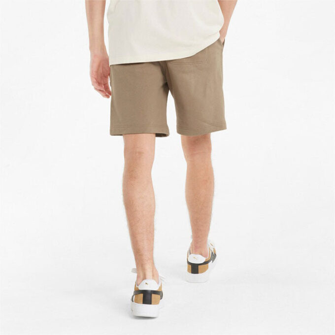 Shorts med liten logo «Brun»