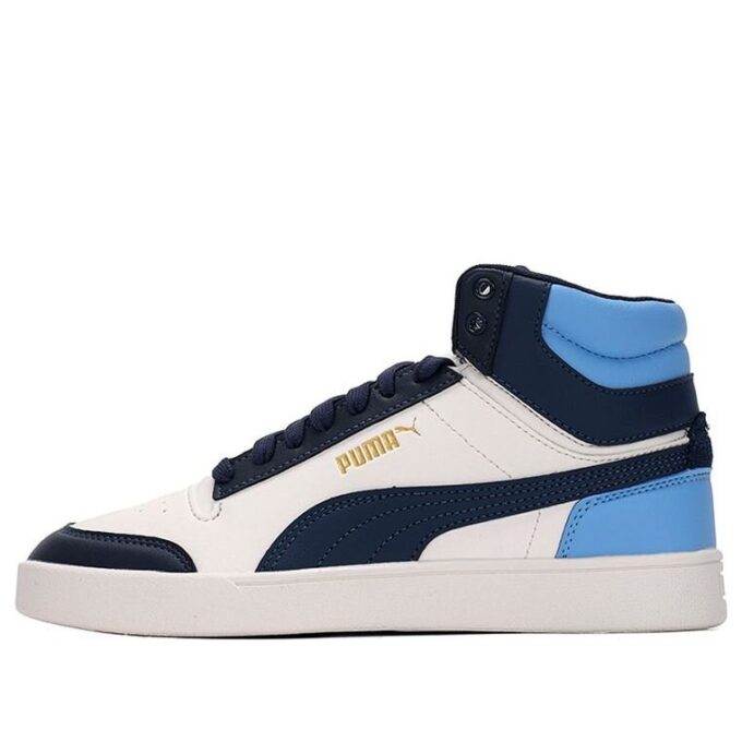 Shuffle Mid Mid Topper Fritidssko Skateboarding Unisex Blå Hvit