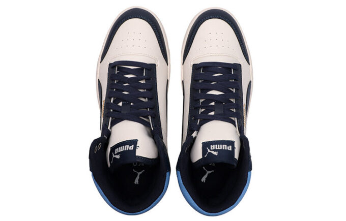 Shuffle Mid Mid Topper Fritidssko Skateboarding Unisex Blå Hvit