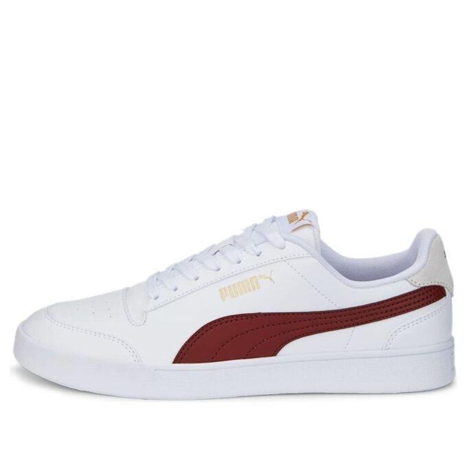 Shuffle Sneakers &laquo;Hvite Burgunder&raquo;