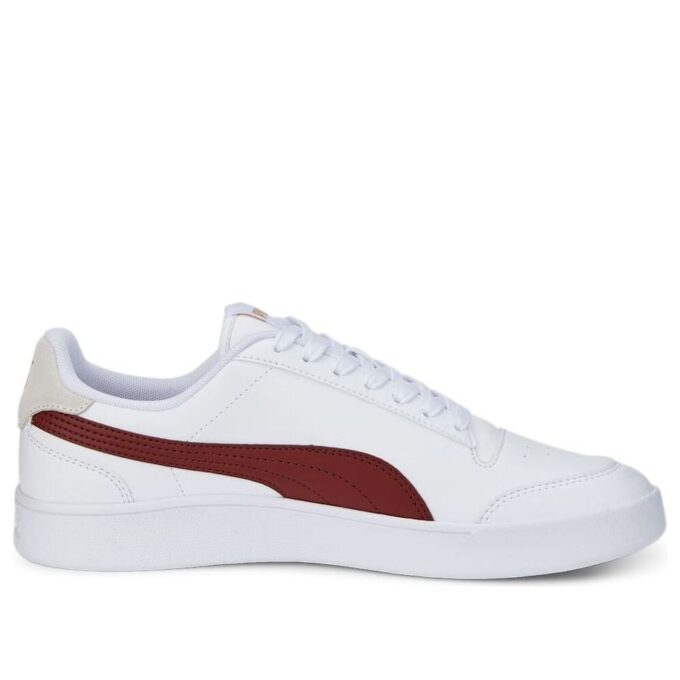 Shuffle Sneakers &laquo;Hvite Burgunder&raquo;
