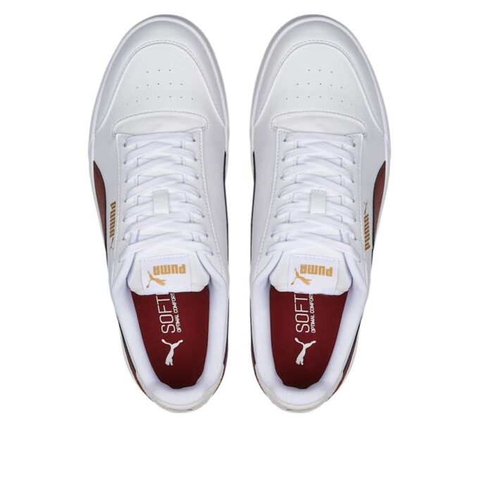Shuffle Sneakers &laquo;Hvite Burgunder&raquo;