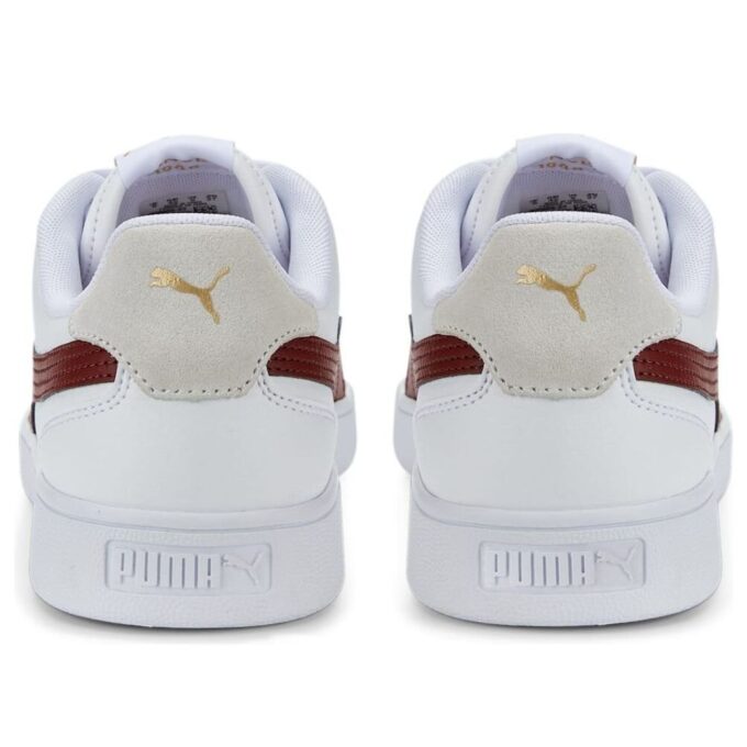 Shuffle Sneakers &laquo;Hvite Burgunder&raquo;