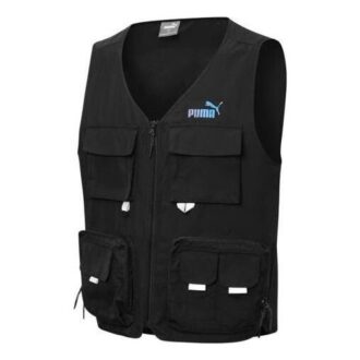SKB vevd vest &laquo;Svart&raquo;