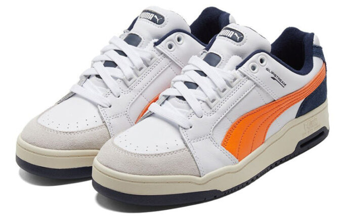 Slipstream Lo Retro &laquo;Hvit, livlig oransje&raquo;