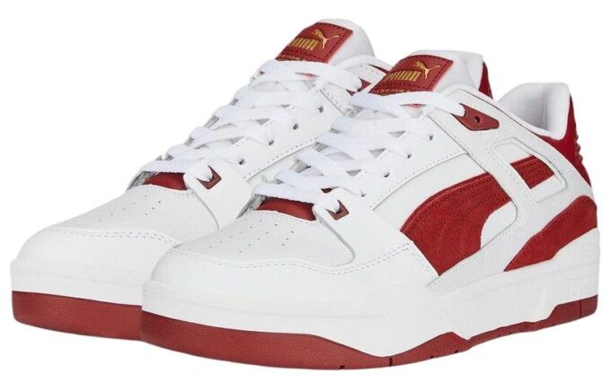 Slipstream Suede FS &laquo;Hvit Intens Rød&raquo;