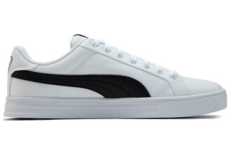 Smash Vulc Retro Casual Skateboarding Sko Unisex Hvit Svart Sko &laquo;Hvit Svart&raquo;