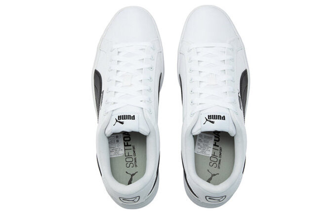 Smash Vulc Retro Casual Skateboarding Sko Unisex Hvit Svart Sko &laquo;Hvit Svart&raquo;