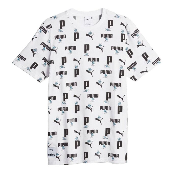 Smurfene All Out Print T-skjorte «Hvit»