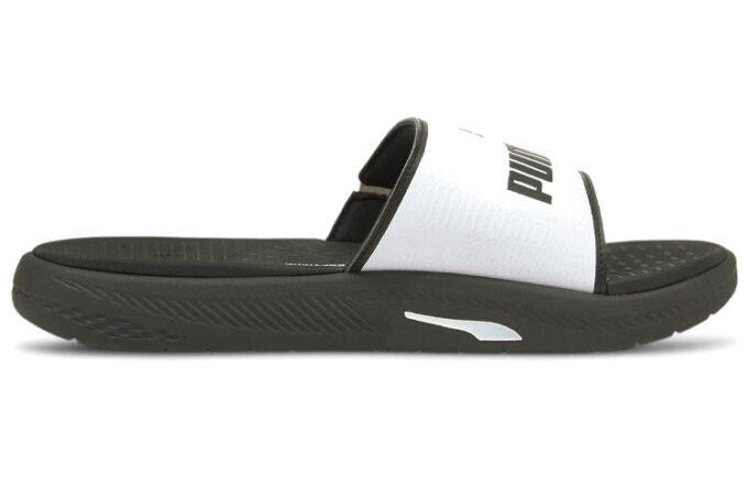 Softride Slide &laquo;Hvit Svart&raquo;