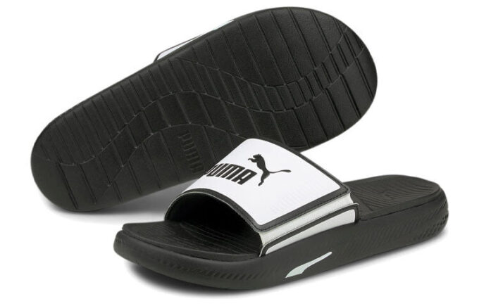 Softride Slide &laquo;Hvit Svart&raquo;