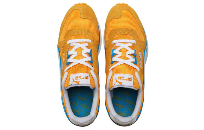Space Lab Contrast Athleisure Casual Sportssko Unisex Gul
