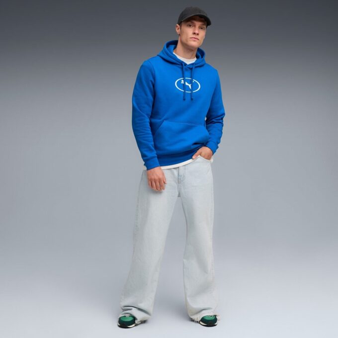 Sport Heritage herre fleece-hettegenser
