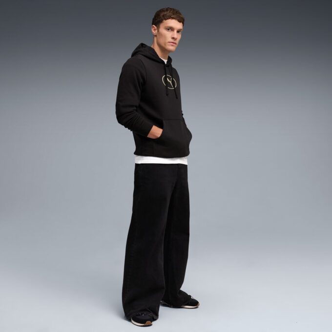Sport Heritage herre fleece-hettegenser