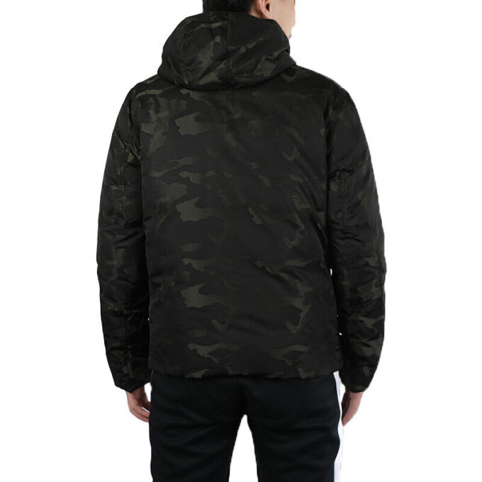 Streetstyle 480 Dunjakke med hette og kamuflasje &laquo;Svart&raquo;