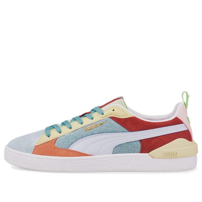 Suede Block Wt Skumstripe 2 &laquo;Blå Rød Hvit&raquo;