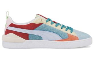 Suede Block Wt Skumstripe 2 &laquo;Blå Rød Hvit&raquo;