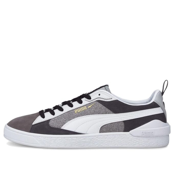 Suede Block Wt Skumstripe 2 &laquo;Svart Hvit Grå&raquo;
