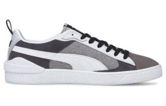 Suede Block Wt Skumstripe 2 &laquo;Svart Hvit Grå&raquo;