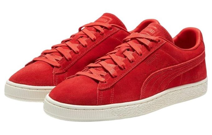 Suede Classic «75-årsjubileum – rød»