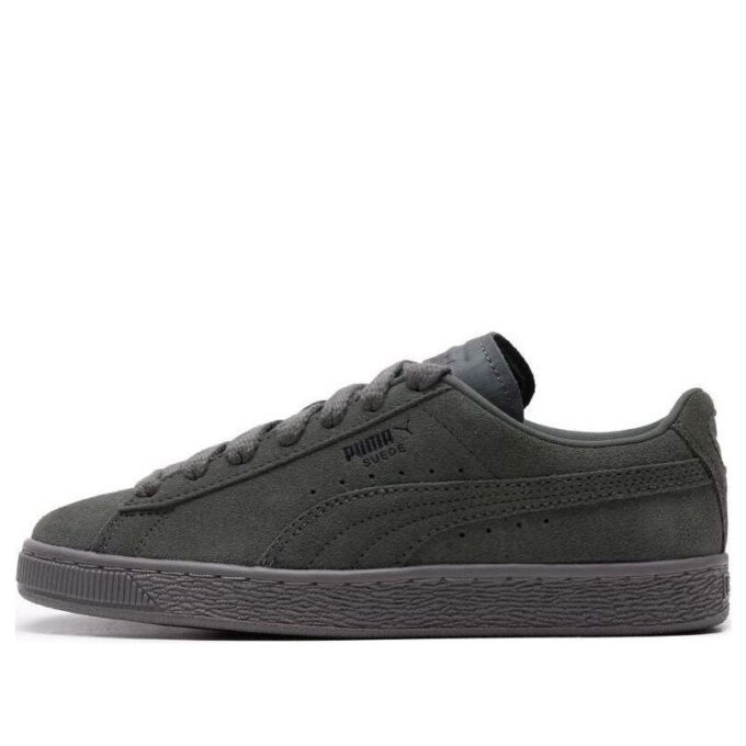Suede Classic Mono Reptile &laquo;Mineralgrå&raquo;