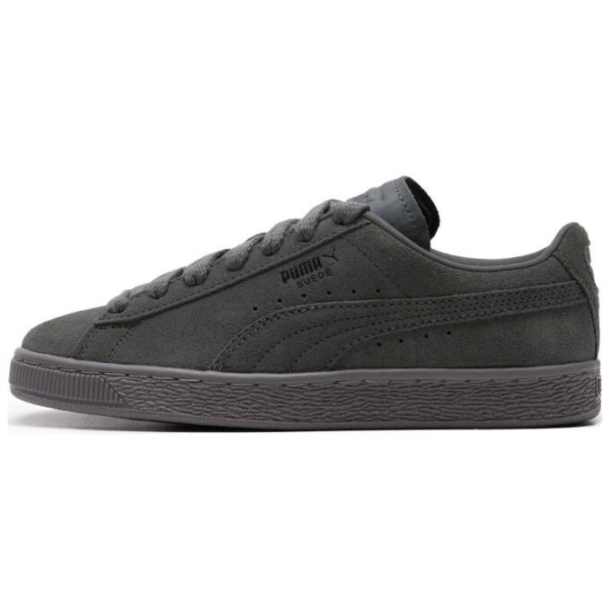 Suede Classic Mono Reptile &laquo;Mineralgrå&raquo;