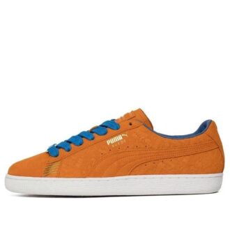 Suede Classic Nyc Fritidssko Oransje/Blå