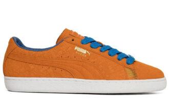 Suede Classic Nyc Fritidssko Oransje/Blå