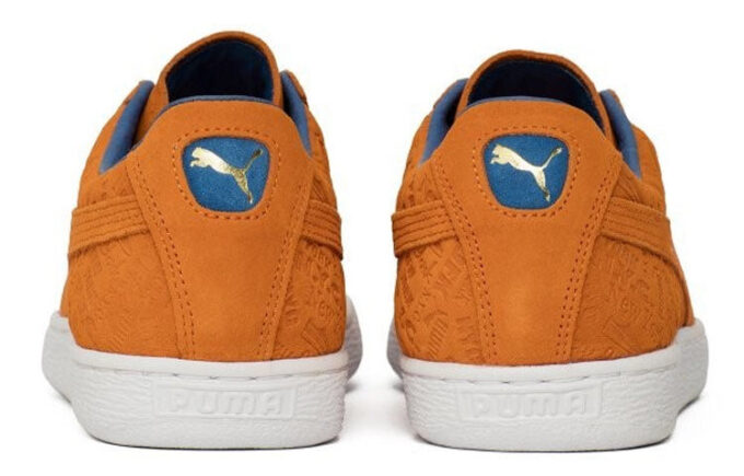 Suede Classic Nyc Fritidssko Oransje/Blå
