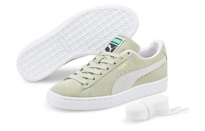 Suede Classic XxiPUMA Suede Classic XXI &laquo;Grønn Hvit&raquo;