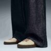 Suede joggesko i semsket skinn