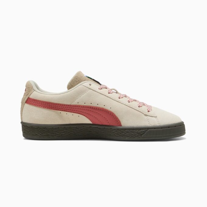 Suede joggesko i semsket skinn