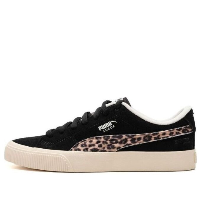 Suede Wild QTR &laquo;Svart Leopard&raquo;