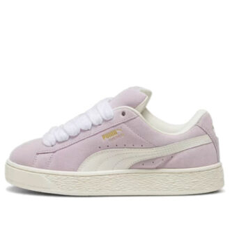 Suede XL Sneaker &laquo;Rosa Hvit&raquo;
