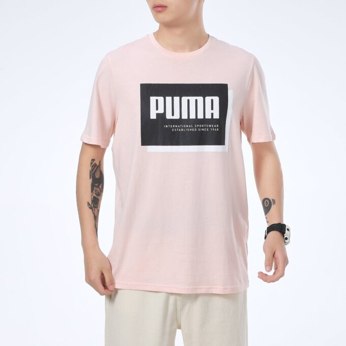 Summer Court Graphic T-skjorte «Rosa»