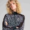 T7 Leopard Luxe Dame Dyreprint Treningsjakke