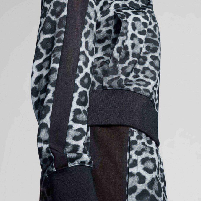 T7 Leopard Luxe Dame Dyreprint Treningsjakke
