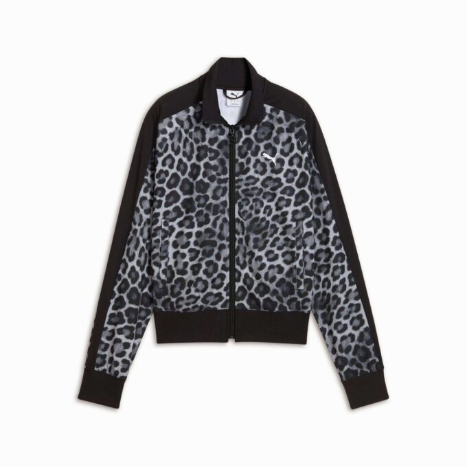 T7 Leopard Luxe Dame Dyreprint Treningsjakke