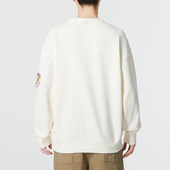 Team Badge Genser med rund hals «Beige»