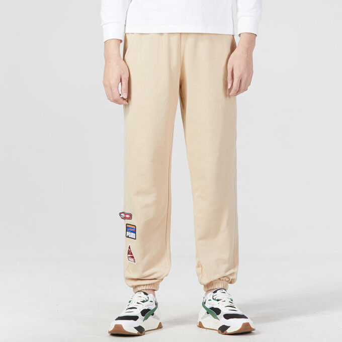 Team Badge Joggebukse «Beige»
