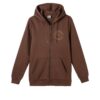 Tonal Sportswear Logo Glidelåshette «Brun»