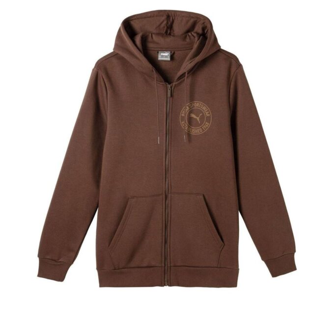 Tonal Sportswear Logo Glidelåshette «Brun»