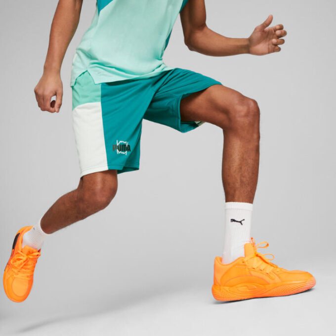 Treningsbasketballshorts «Blågrønn»
