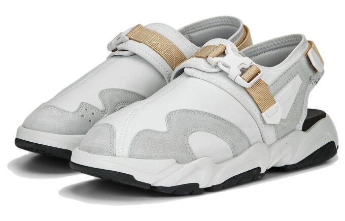 TS-01 Retro Sandaler &laquo;Fjærgrå&raquo;