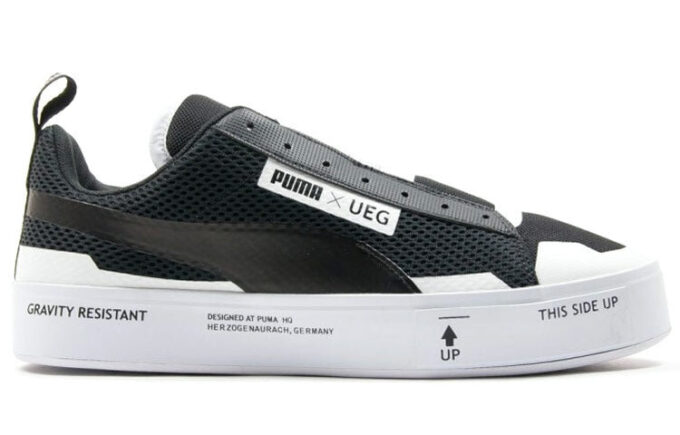 UEG x Court Play Slip-On «Gravity Resistance – Svart»