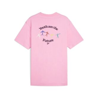 Ungdom er fremtiden Graphic T-skjorte «Rosa»