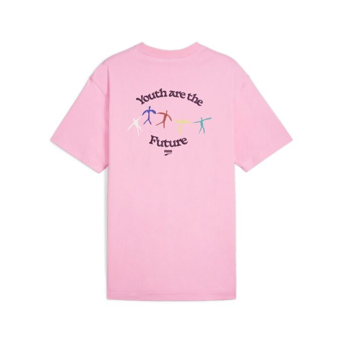 Ungdom er fremtiden Graphic T-skjorte «Rosa»